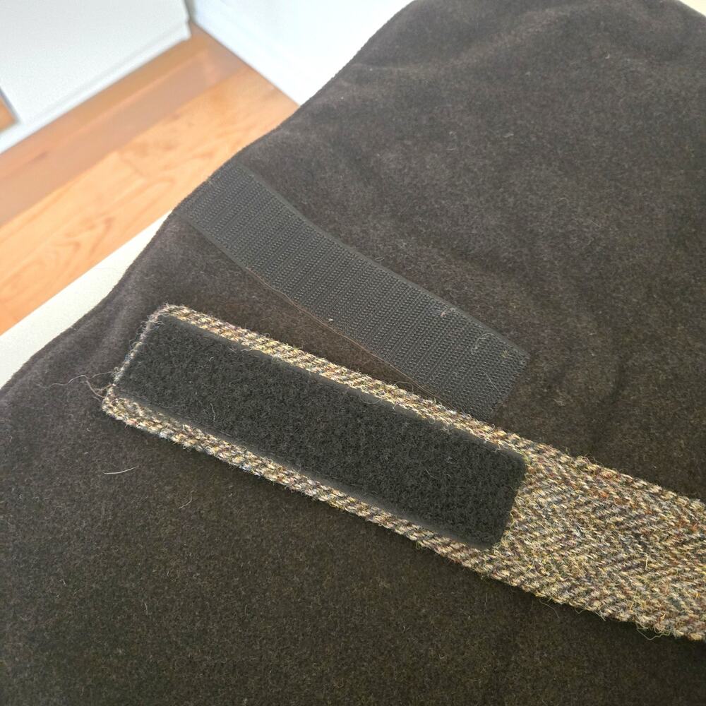 Eliz Scott Harris Tweed Herringbone Dog Coat Size 4 NWT - Picture 10 of 10